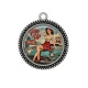Pendentif Cabochon Argent - pin up