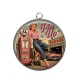 Pendentif Cabochon Argent - pin up