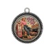 Pendentif Cabochon Argent - pin up