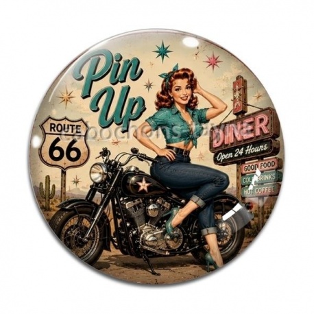 Cabochon Verre - pin up