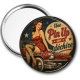 Miroir de poche - une pin up qui déchire