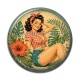 Cabochon Résine - pin up