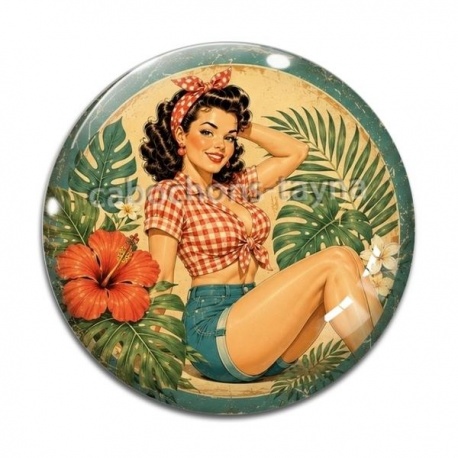 Cabochon Verre - pin up