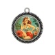 Pendentif Cabochon Argent - pin up