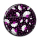 Cabochon Résine - feuille exotique 