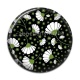 Cabochon Résine - feuille exotique 