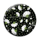 Cabochon Verre - feuille exotique 