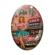 Cabochon Verre Ovale - pin up