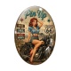 Cabochon Verre Ovale - pin up
