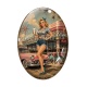 Cabochon Verre Ovale - pin up