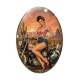 Cabochon Verre Ovale - pin up