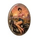 Cabochon Résine Ovale - pin up