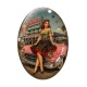 Cabochon Verre Ovale - pin up