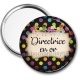 Miroir de poche - directrice en or