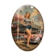Cabochon Verre Ovale - pin up
