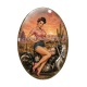 Cabochon Verre Ovale - pin up