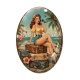 Cabochon Verre Ovale - pin up