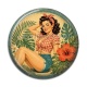 Cabochon Résine - pin up