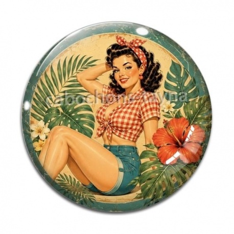 Cabochon Verre - pin up
