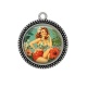Pendentif Cabochon Argent - pin up