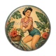 Cabochon Résine - pin up