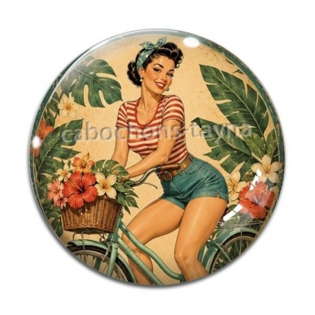 Cabochon Verre - pin up