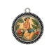 Pendentif Cabochon Argent - pin up