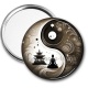 Miroir de poche - bouddha méditation