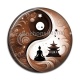 Cabochon Résine - bouddha méditation