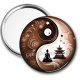 Miroir de poche - bouddha méditation