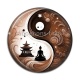Cabochon Résine - bouddha méditation
