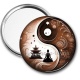 Miroir de poche - bouddha méditation