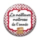Cabochon Résine - meilleure maîtresse