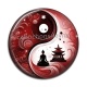 Cabochon Résine - bouddha méditation