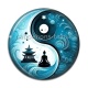 Cabochon Résine - bouddha méditation