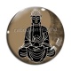 Cabochon Verre - bouddha méditation
