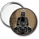 Miroir de poche - bouddha méditation