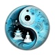 Cabochon Résine - bouddha méditation
