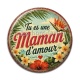 Cabochon Résine - tu es une maman d'amour