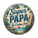 Cabochon Résine - super papa je t'aime fort