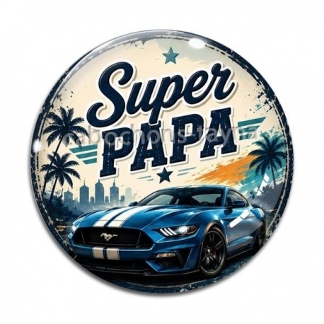 Cabochon Verre - super papa