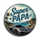 Cabochon Résine - super papa