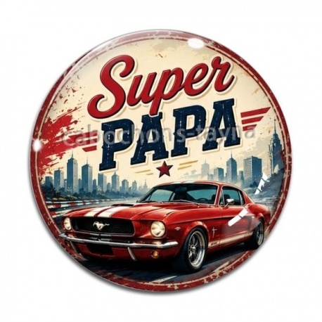 Cabochon Verre - super papa