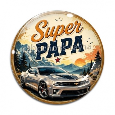 Cabochon Verre - super papa