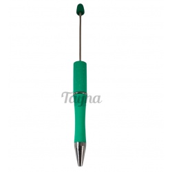 Stylo vert clair pour perle légèrement pailletés
