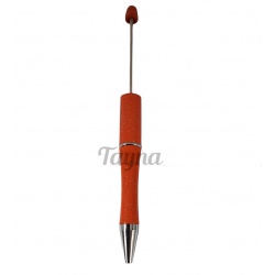 Stylo vert clair pour perle légèrement pailletés