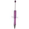 Stylo violet mauve pour perle légèrement pailletés