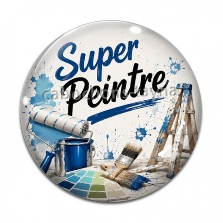 Cabochon Verre - super peintre
