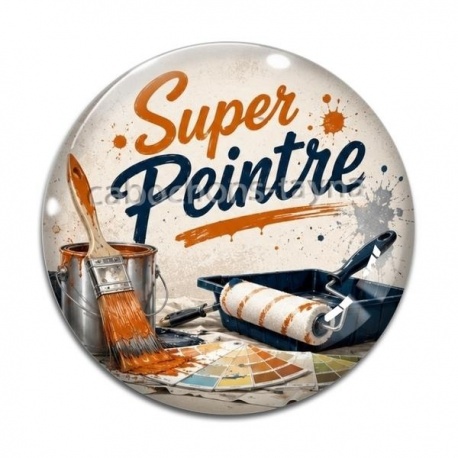 Cabochon Verre - super peintre