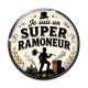Cabochon Verre - je suis un super ramoneur